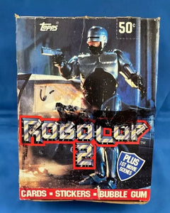 (1) One Pack - New 1990 Topps RoboCop 2 Trading Card - 9 Cards & 1 Sticker - Shuga Records