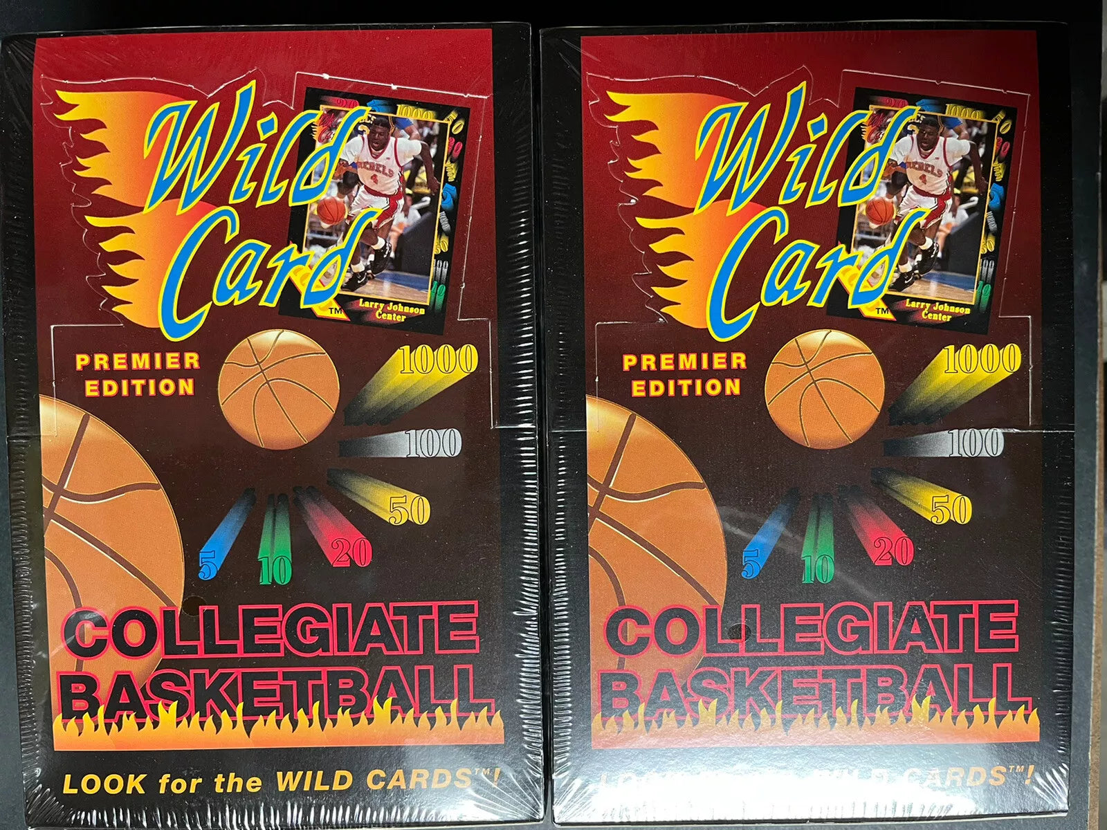 (1) One Pack - 1991 Wild Card Collegiate Basketball Premier Edition Trading Card - 15 Cards