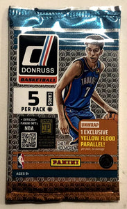 (1) One Pack - 2022 DONRUSS PANINI NBA Basketball Trading Card - 5 Cards