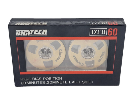 New Sealed NOS - DIGITECH DT II 60 REEL TO REEL Blank Audio Cassette Tape - Audiophile