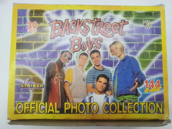 (1) One Pack - 1997/1998 STRIKER Europe Backstreet Boys Trading GIANT Photo Cards Music Rock - 6 Cards - Shuga Records