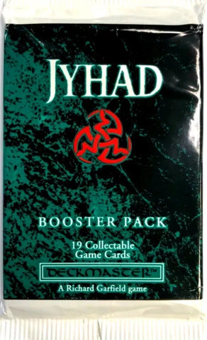 (1) One Booster Pack - 1994 Jyhad Vampire The Masquerade Booster Pack Cards Wizards of the Coast Trading Card Game - 19 Cards - Shuga Records