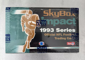 (1) One Pack - 1993 SkyBox Impact NFL Football Trading - 12 Cards - Shuga Records