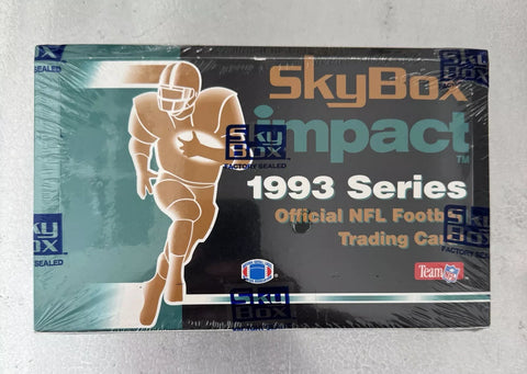 (1) One Pack - 1993 SkyBox Impact NFL Football Trading - 12 Cards