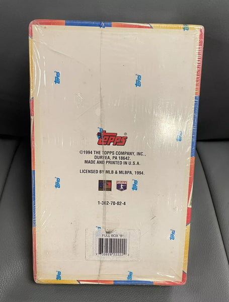 (1) One Pack - New Sealed 1994 TOPPS Series 2 MLB Baseball Trading Card Pack - 12 Cards