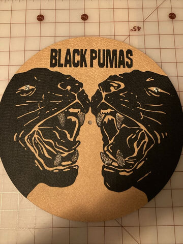 Black Pumas - Exclusive Listening Party - 12” Vinyl Record Player Slip Mat - Shuga Records