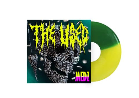 The Used - MEDZ - New LP Record 2024 Big Noise Yellow Green Split Vinyl - Emo - Shuga Records