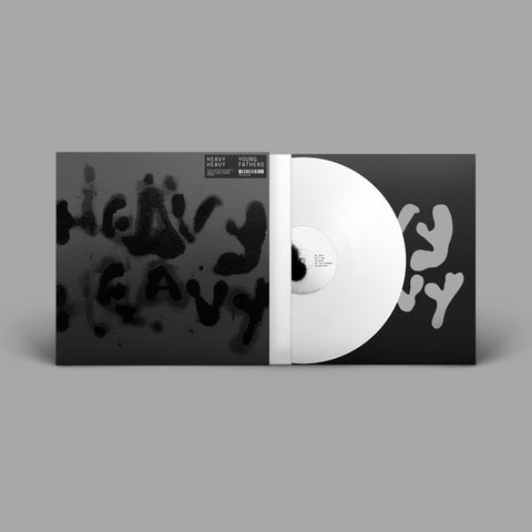 Young Fathers - Heavy Heavy (Deluxe Edition) - New LP Record 2023 Ninja Tune UK White Vinyl, Silkscreen Sleeve, Stencil, Poster & Download - Alternative Rock