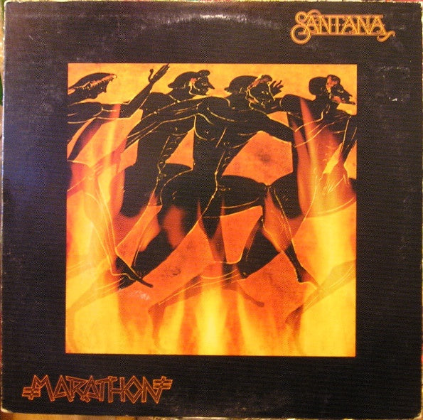 Santana ‎– Marathon - VG+ LP Record 1979 Columbia USA Vinyl - Rock / Fusion / Jazz-Rock - Shuga Records