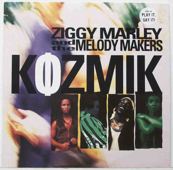 Ziggy Marley And The Melody Makers - Kozmik VG+ - 12" Single 1991 Virgin USA - Reggae - Shuga Records