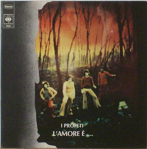 I Profeti ‎– L'Amore È... - VG+ LP Record 1973 CBS Italy Vinyl - Chanson / Pop Rock