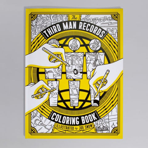 Joe Snow - Third Man Records Illustrated Coloring Book - 2016 Third Man Book