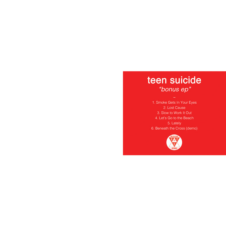 Teen Suicide - Bonus EP - New EP Record 2016 Run for Cover USA White Vinyl - Indie Rock / Lo-Fi / Emo - Shuga Records