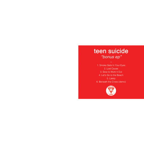 Teen Suicide - Bonus EP - New EP Record 2016 Run for Cover USA White Vinyl - Indie Rock / Lo-Fi / Emo - Shuga Records