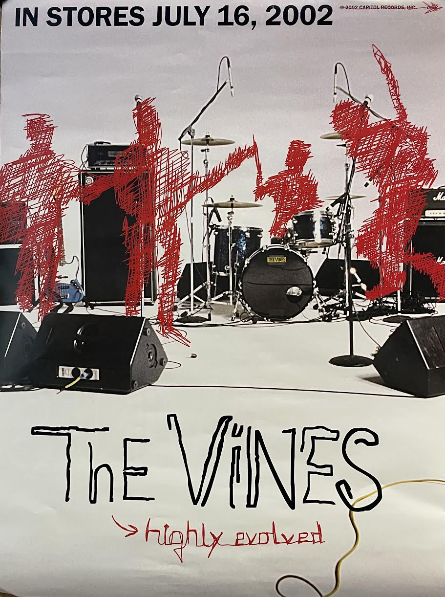 The Vines – Highly Evolved Poster - 2002 - (double sided) - p0024