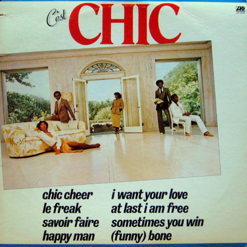Chic ‎– C'est Chic VG Lp Record 1978 Original USA - Disco / Funk