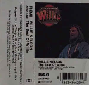 Willie Nelson- The Best Of Willie- Used Casette 1982 RCA- Country