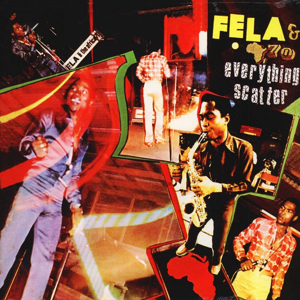 Fela Kuti & Africa 70 ‎– Everything Scatter (1975) - New Vinyl Lp Record 2017 Reissue on Orange Vinyl with Download - Funk / Afrobeat - Shuga Records