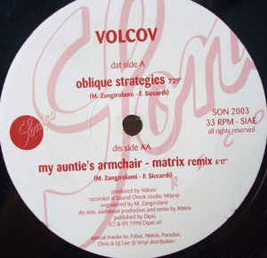 Volcov ‎– Oblique Strategies - New 12" Single 1998 Italy Sonica Vinyl - Drum n Bass - Shuga Records