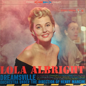 Lola Albright ‎– Dreamsville - VG+ LP Record 1959 CBS USA Stereo 6 Eye Vinyl - Jazz Vocal - Shuga Records