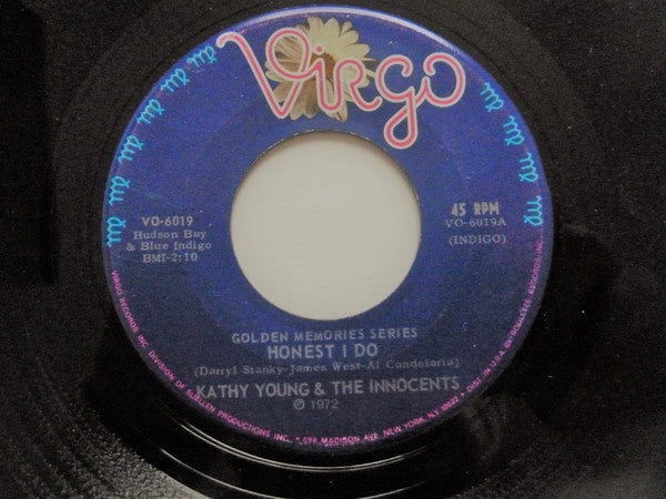 Kathy Young & The Innocents ‎– Honest I Do / Gee Whiz - Mint- 45rpm 1972 USA Virgo Records - Pop / Vocal