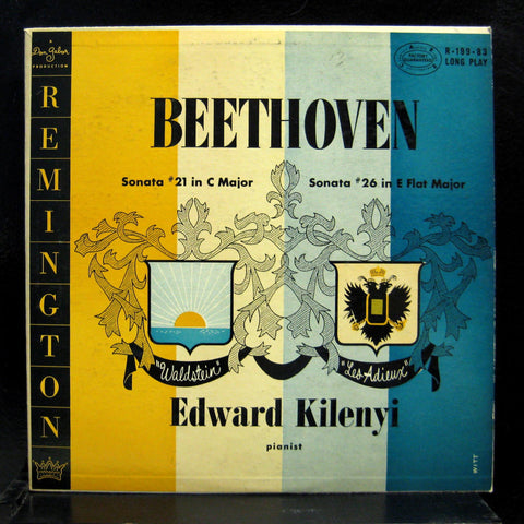 EDWARD KILENYI beethoven sonata 21 & 26 LP VG+ R-199-83 Remington 1952 USA - Shuga Records