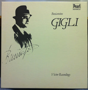 5 LP BENIAMINO GIGLI victor recordings 1921-1930 LP Mint- GEMM 202-06 UK 1980 - Shuga Records