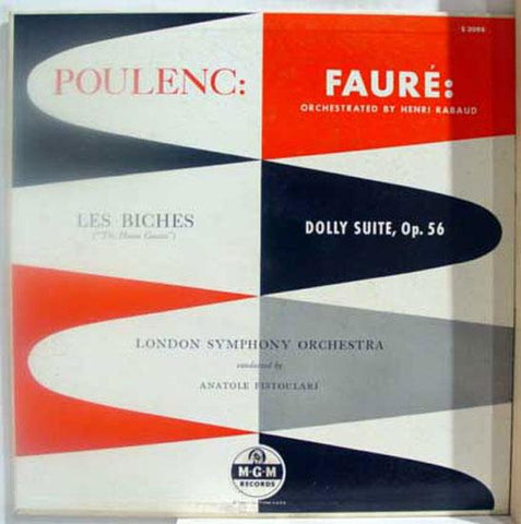 Anatole Fistoulari - Les Biches Dolly Suite Op 56 LP VG+ E3098 Vinyl 1954 Record - Shuga Records