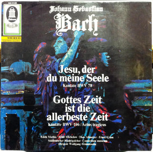 Gonnenwein - Bach Kantate BWV 78 & 106 LP Mint- SMC 91425 CBS White & Gold 1st - Shuga Records