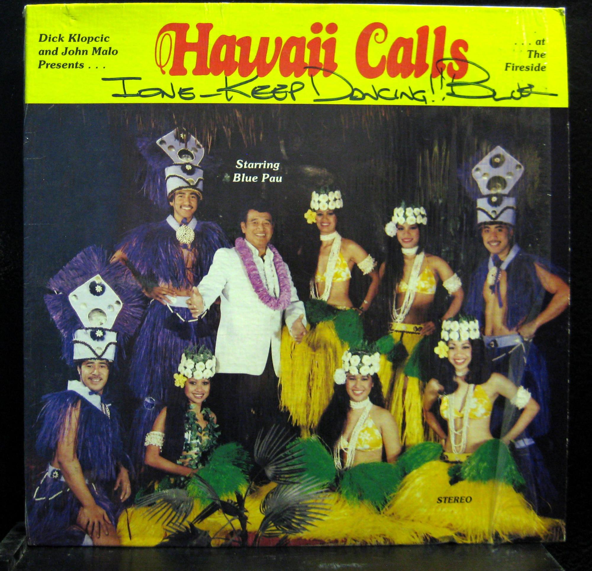 Dick Klopcic & John Malo - Hawaii Calls At The Fireside LP VG+ NR15812 Vinyl