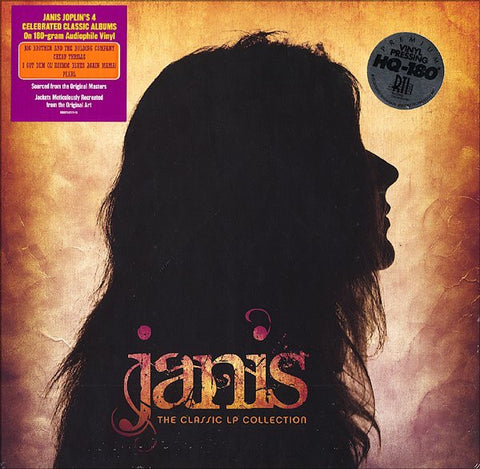 Janis Joplin ‎– Janis - The Classic LP Collection - New 4 Lp Record Box 2012 USA Original 180 Gram Vinyl & Numbered - Classic Rock - Shuga Records