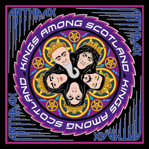 Anthrax - Kings Among Scotland - New Vinyl 3 Lp 2018 Megaforce RSD Black Friday Pressing on Blue/Pink/Purple Vinyl with Triple Gatefold Jacket and Tour Booklet - Thrash - Shuga Records