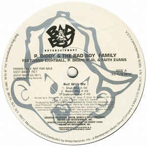 P. Diddy & The Bad Boy Family - Roll With Me / Lonely - M- 12" 2001 Bad Boy Entertainment USA - Hip Hop - Shuga Records