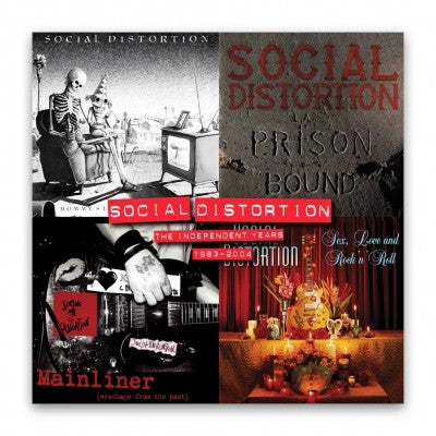 Social Distortion - The Independent Years - New Vinyl Record 2016 Bicycle Music Company Deluxe 4-LP Boxset - Punk Rock - Shuga Records