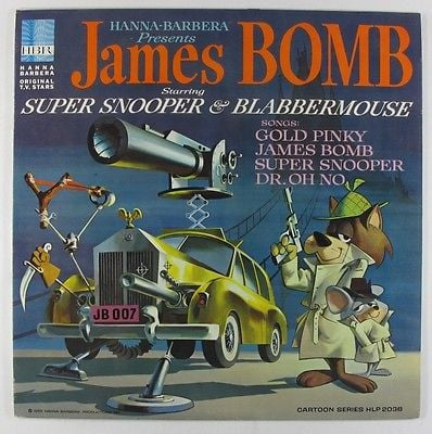 Super Snooper & Blabbermouse – James Bomb - VG+ LP Record Super