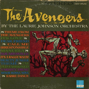 The Laurie Johnson Orchestra ‎– The Avengers - VG+ LP Record 1966 Hanna-Barbera USA Vinyl - Soundtrack / Jazz - Shuga Records