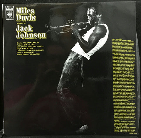 Miles Davis – A Tribute To Jack Johnson - Mint- LP Record 1971 Columbia Australia Vinyl & Insert - Jazz / Fusion - Shuga Records