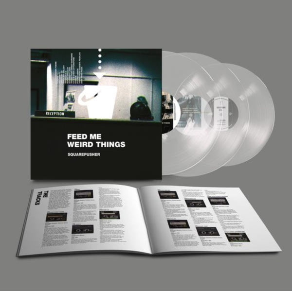 Squarepusher ‎– Feed Me Weird Things - New 2 LP Record 2021 Warp Europe Import Clear Vinyl, 10" EP Vinyl, Booklet & Download - Electronic / IDM / Drum n Bass