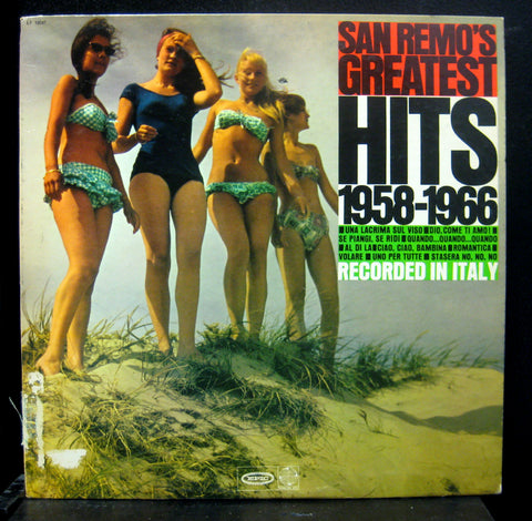 San Remo's Greatest Hits 1958-1966 LP Mint- Epic Mono LF 18047 WLP Promo USA - Shuga Records