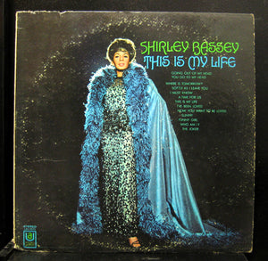 Shirley Bassey This Is My Life LP VG+ UAS 6675 Stereo 1968 Vinyl USA Record - Shuga Records