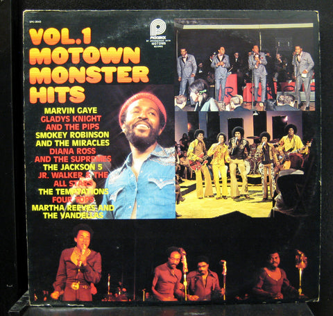 Various - Motown Monster Hits Vol. 1  - VG+ LP Record 1976 Pickwick USA Vinyl - Soul / Funk / R&B - Shuga Records