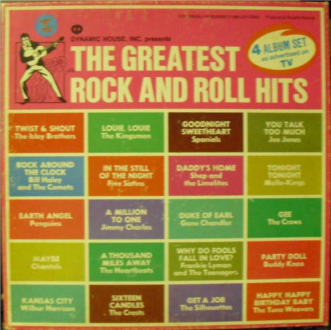 Edit Product - Frankie Lymon/Bo Diddley/Chuck Berry/The Big Bopper ‎& Many More – The Greatest Rock And Roll Hits - VG 4 Lp Box Set USA 1970's - Rock & Roll / Doo Wop - Shuga Records