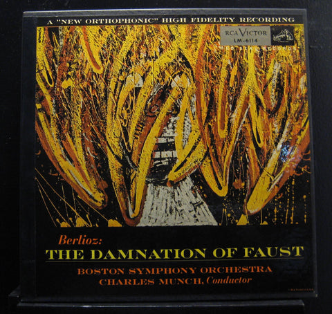 Charles Munch, Hector Berlioz - The Damnation Of Faust 3 LP Mint- LM-6114 Record - Shuga Records