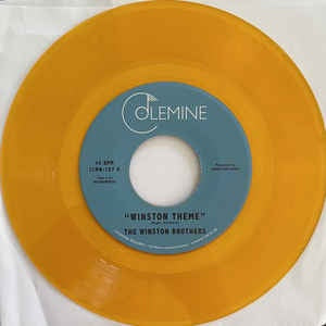 The Winston Brothers ‎– Winston Theme - New 7" Transparent Orange Single Record - 2021 Colemine Vinyl - Funk