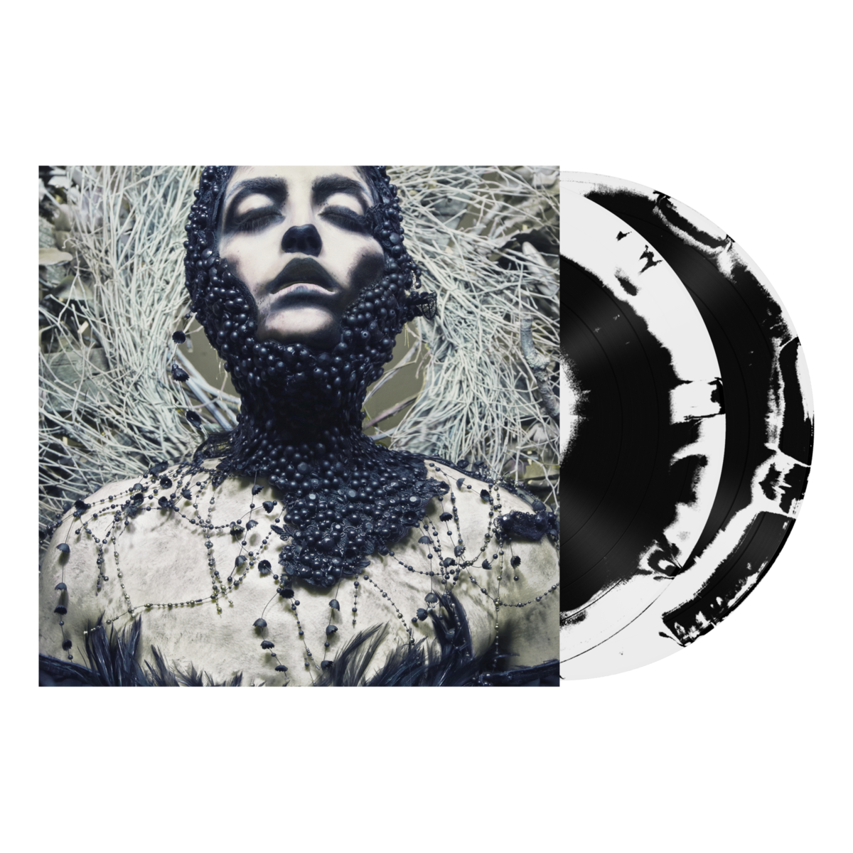 Converge - "Jane Live" Ashley Rose Couture Edition - New Vinyl Record - 2017 Deathwish Inc 2LP Gatefold 1st Pressing on Black/White Mixed Vinyl - Metallic Hardcore - Shuga Records