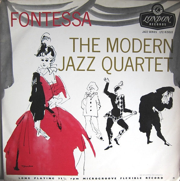 The Modern Jazz Quartet ‎– Fontessa - VG Lp Record 1958 London UK