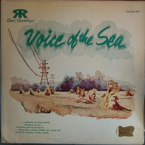 Emory Cook  ‎– Voice Of The Sea - VG Lp Record 1950s Cook USA Translucent Red Vinyl - Field Recording