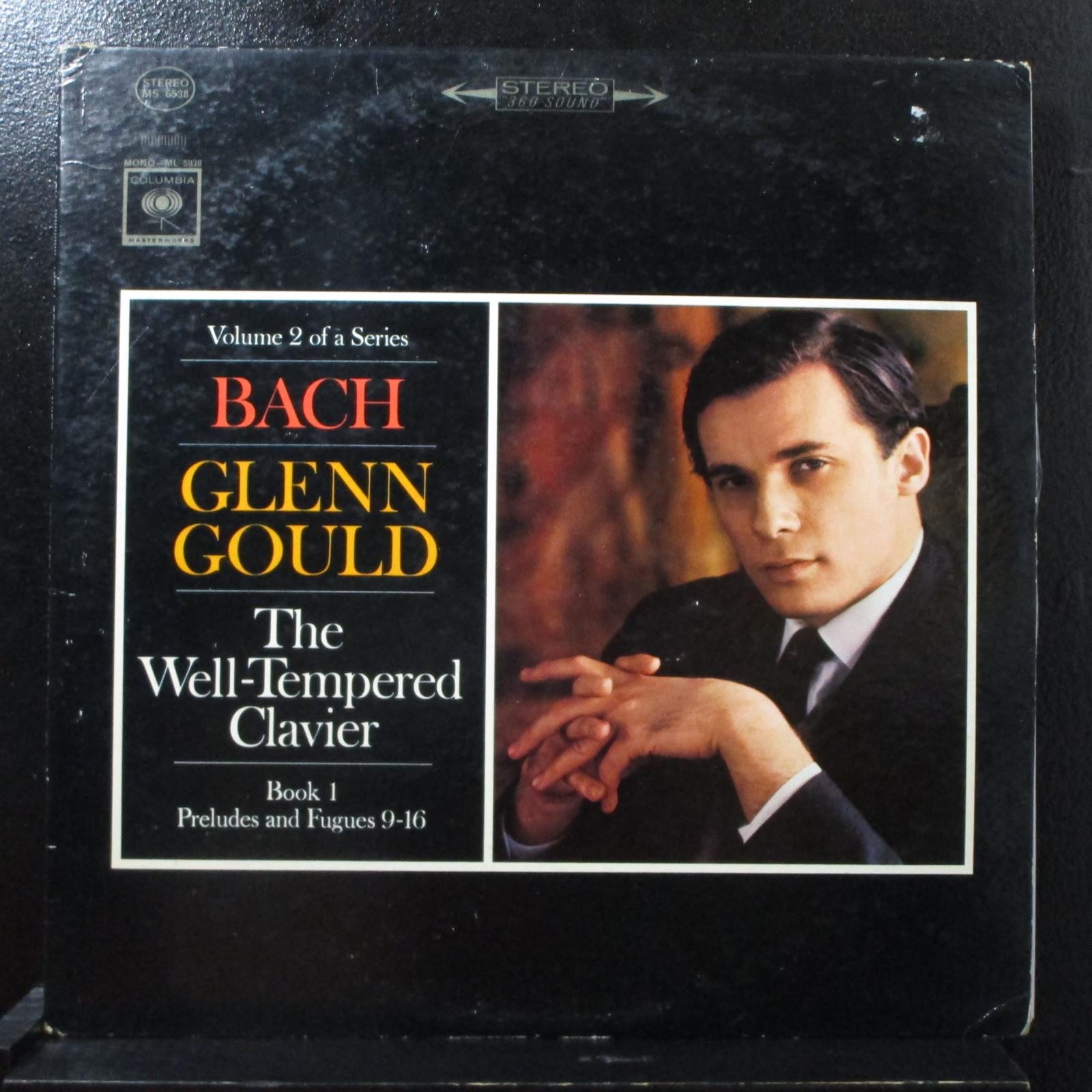 Glenn Gould - Bach: The Well-Tempered Clavier, Book I, Preludes And Fugues 9-16 (1964) - VG+ LP Record 1976 Columbia USA Vinyl - Classical