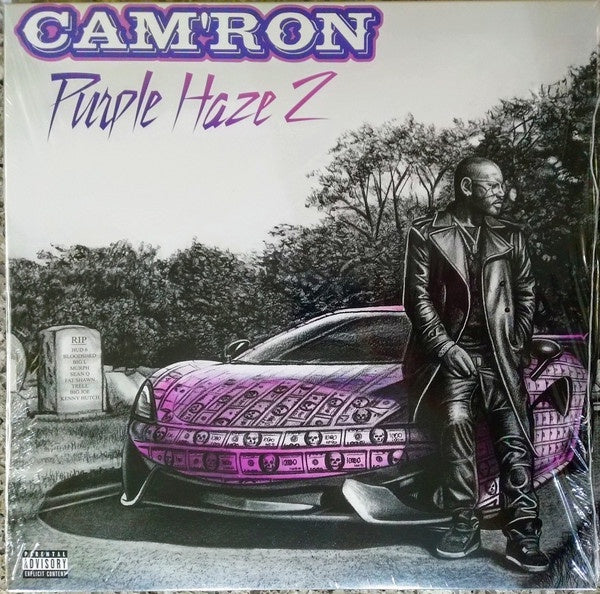 Cam'ron ‎– Purple Haze 2 - New 2 LP Record 2020 Killa Entertainment USA Purple Vinyl & Rolling Papers - Hip Hop