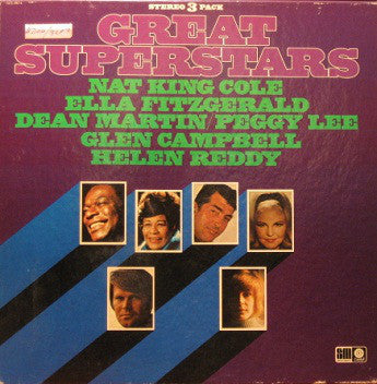 Various ‎– Great Superstars VG+ - 1972 Capitol Stereo 3 LP Box Set Original Press USA - Jazz - Shuga Records